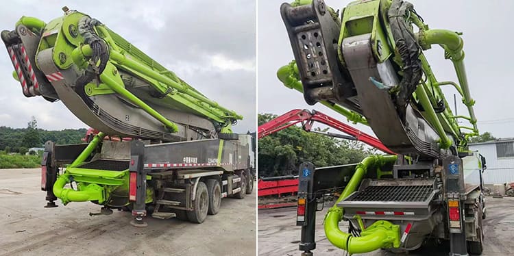 Zoomlion 56 Meter Boom Pump Truck Concrete Near Me for Sale in Dominica