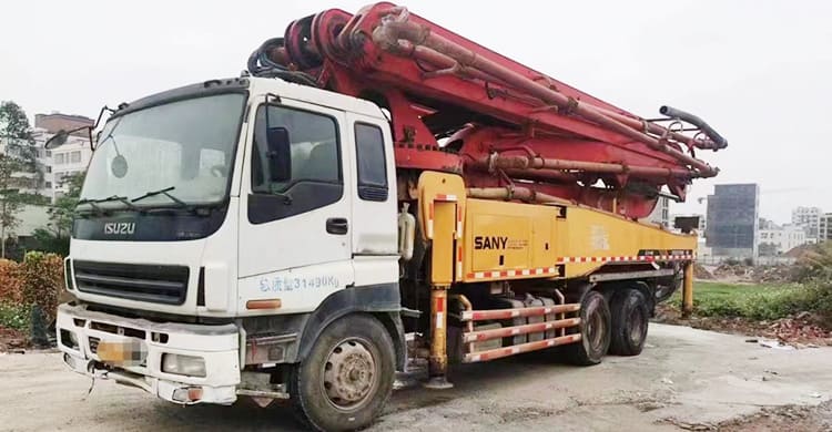SANY Truck Mounted Concrete Pump 46 Meter for Sale in Nigeria