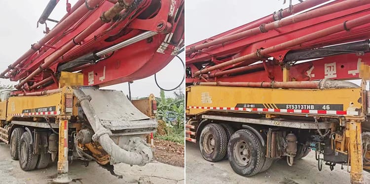 SANY Truck Mounted Concrete Pump 46 Meter for Sale in Nigeria