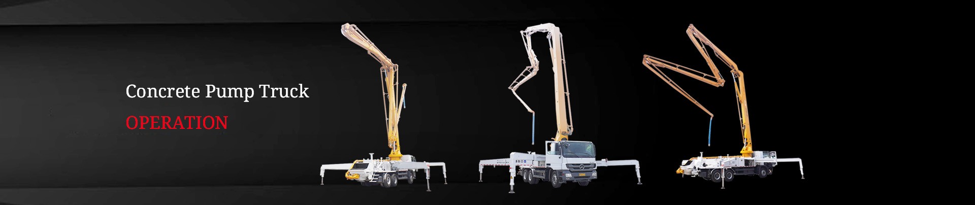 concrete pump truck operation