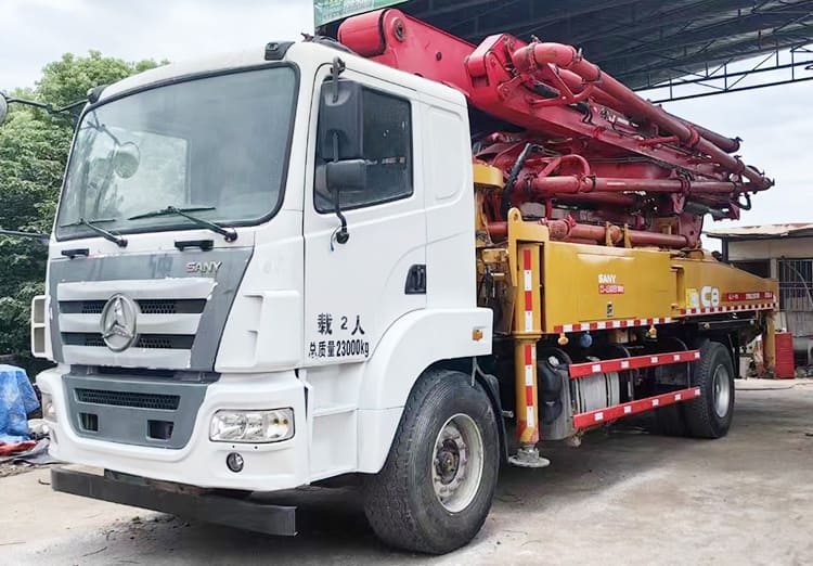 Used SANY 38 Meter Concrete Pump Truck for Sale 