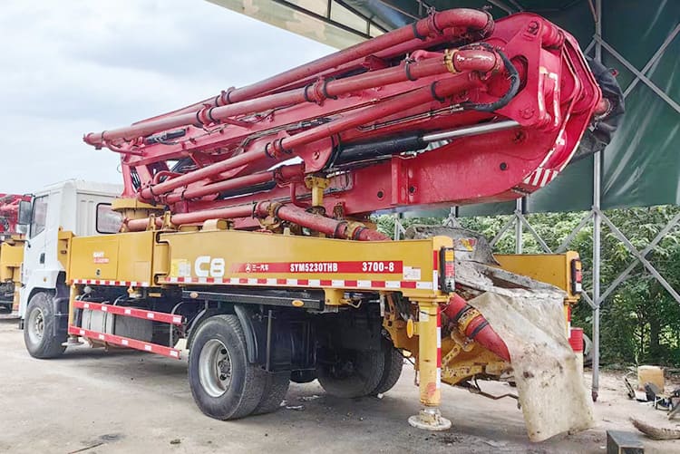 Used SANY 38 Meter Concrete Pump Truck for Sale 