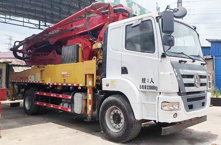 Used SANY 38 Meter Concrete Pump Truck for Sale 