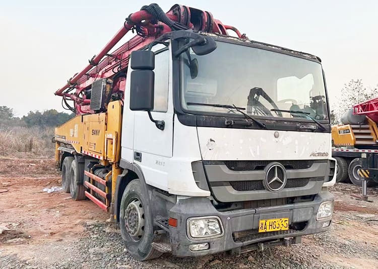 Used SANY 42 Meter Concrete Pump Truck Price Cost Near me