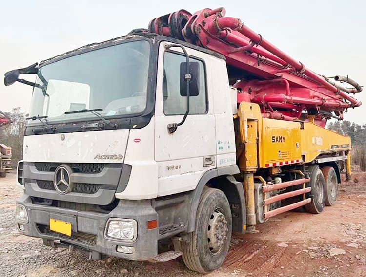 Used SANY 42 Meter Concrete Pump Truck Price Cost Near me