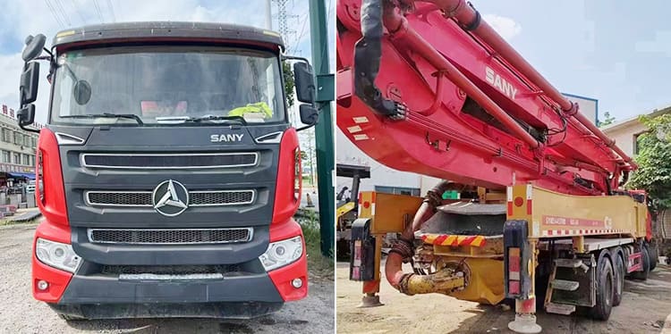 Used SANY 56 Meter Concrete Pump Trucks for Sale 