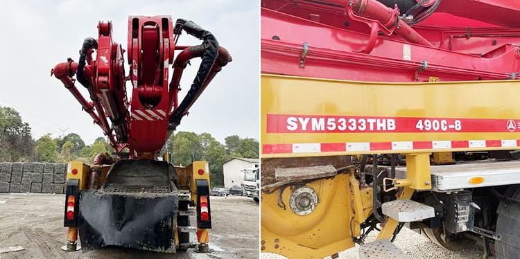 49M SANY Truck Mounted Concrete Pump Price For Sale