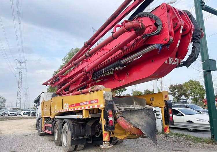 49M SANY Truck Mounted Concrete Pump Price For Sale