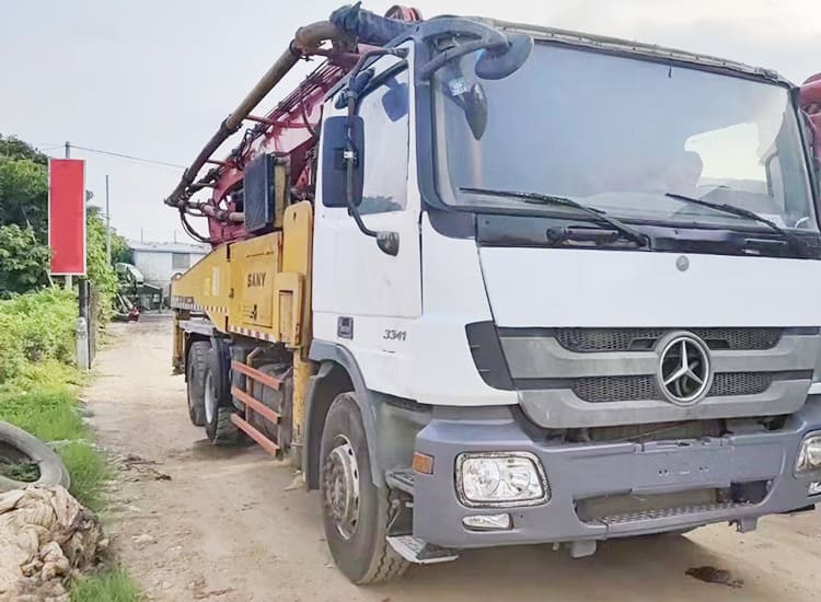 Mercedes Concrete Pump Truck - Used Sany 40 Meter Concrete Boom Truck for Sale