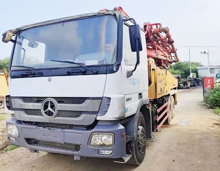 Mercedes Concrete Pump Truck - Used Sany 40 Meter Concrete Boom Truck for Sale