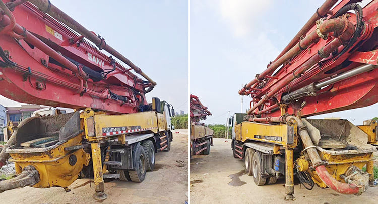 Mercedes Concrete Pump Truck - Used Sany 40 Meter Concrete Boom Truck for Sale