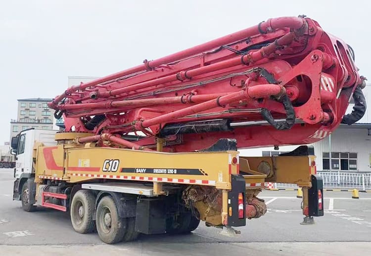 Mercedes Benz 6x4 Truck Chassis - Used Sany 52 Meter Concrete Boom Pump Truck for Sale