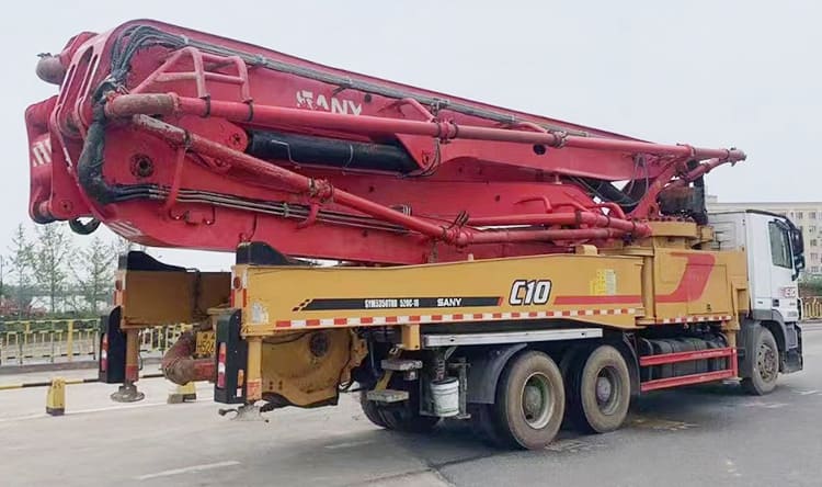 Mercedes Benz 6x4 Truck Chassis - Used Sany 52 Meter Concrete Boom Pump Truck for Sale