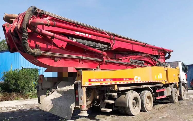 Mercedes Benz 8x4 Truck Chassis - Sany 56 Meter Cement Boom Truck for Sale