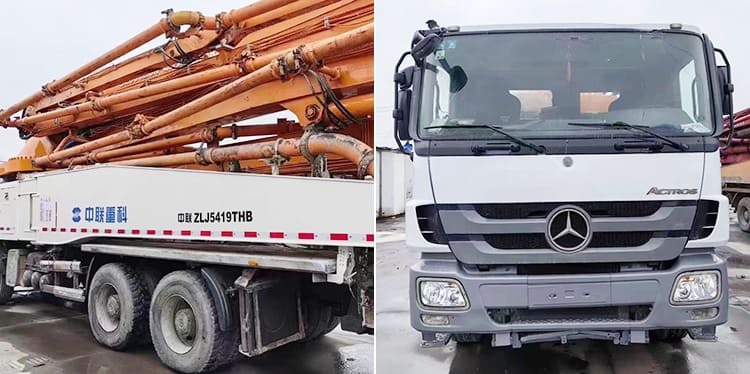 Mercedes Concrete Pump Truck - Zoomlion 52M Concrete Pump Truck Cost Price