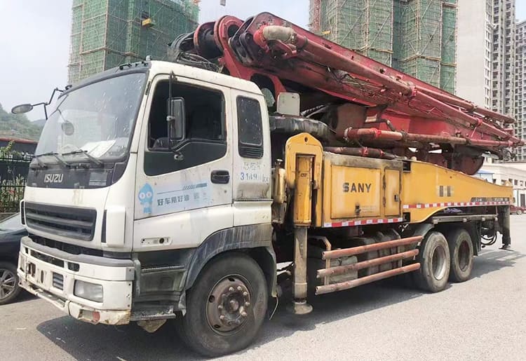 Isuzu Truck Chassis - 49 Meter Sany Concrete Boom Pump Truck Price