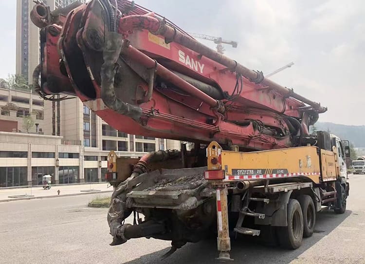 Isuzu Truck Chassis - 49 Meter Sany Concrete Boom Pump Truck Price