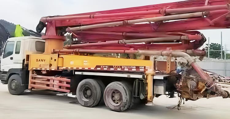 Isuzu Chassis 6x4 - Sany 38 Meter Long Boom Concrete Pump For Sale Price