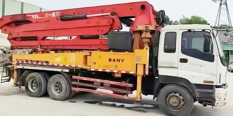 Isuzu Chassis 6x4 - Sany 38 Meter Long Boom Concrete Pump For Sale Price