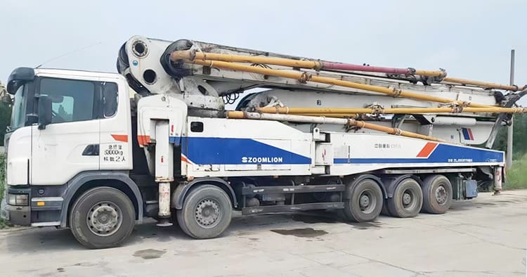 Chassis Scania 8x4 - Zoomlion 60M Mounted Concrete Pump Truck Near Me