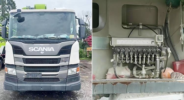 Scania Truck Chassis - 63 Meter Zoomlion Concrete Pumpers Near Me