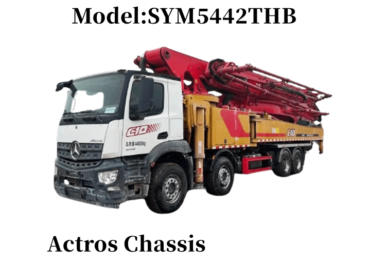 Second Hand 62 Meter Mounted Concrete Boom Pump Price in Sierra Leone