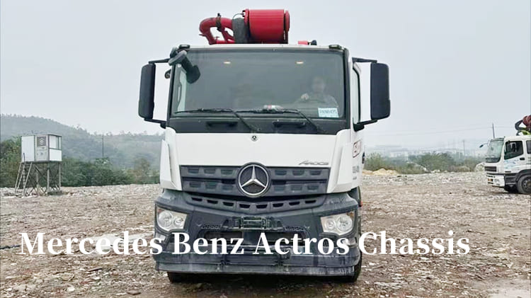 Second Hand 62 Meter Mounted Concrete Boom Pump Price in Sierra Leone