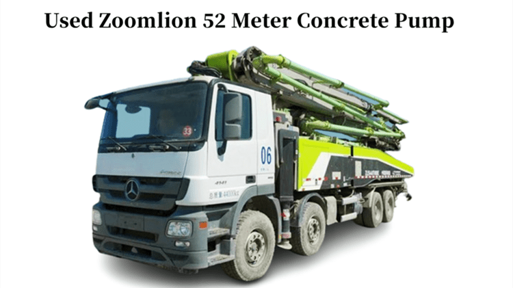 Used 52 Meter Concrete Boom Pumps for Sale in Zimbabwe