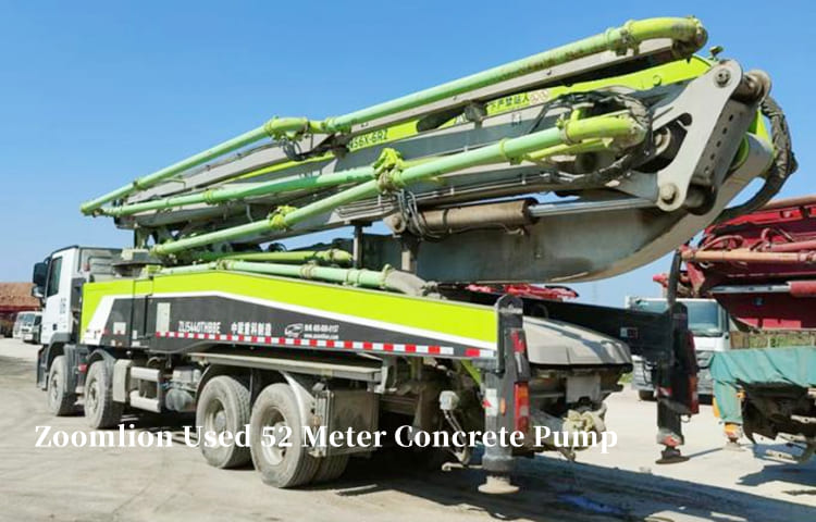 Used 52 Meter Concrete Boom Pumps for Sale in Zimbabwe