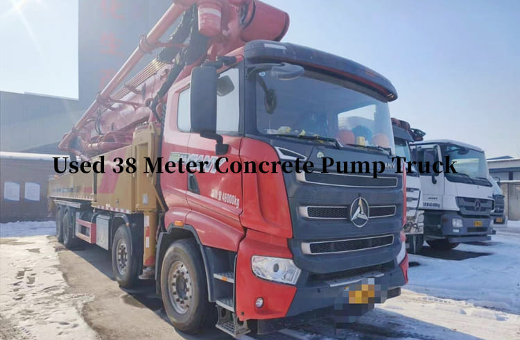 Used Concrete Pump Truck- 38 Meter Concrete Pump for Sale in Kenya
