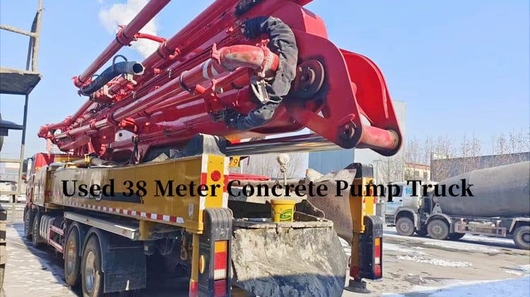 Used Concrete Pump Truck- 38 Meter Concrete Pump for Sale in Kenya