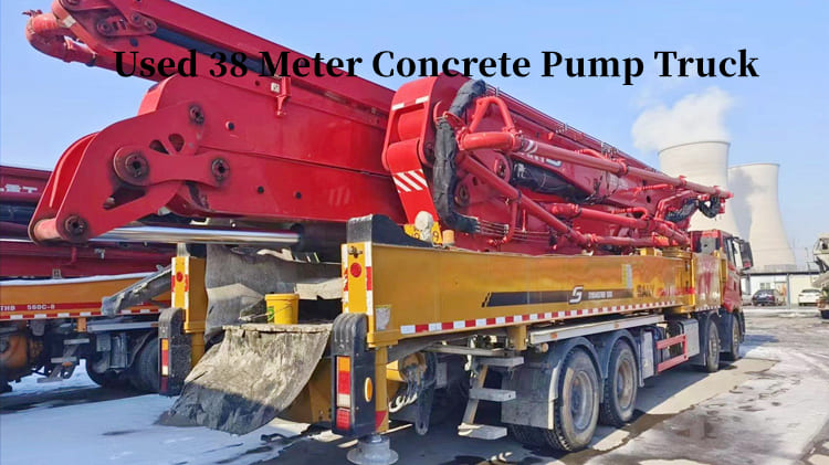 Used Concrete Pump Truck- 38 Meter Concrete Pump for Sale in Kenya