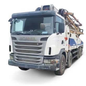 Used Chassis Scania 8x4 - Zoomlion 60M Mounted Concrete Pump Truck