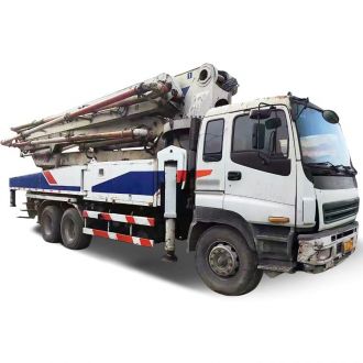 Used Isuzu Chassis - Zoomlion 47 Meter Boom Truck Concrete Pump Specs