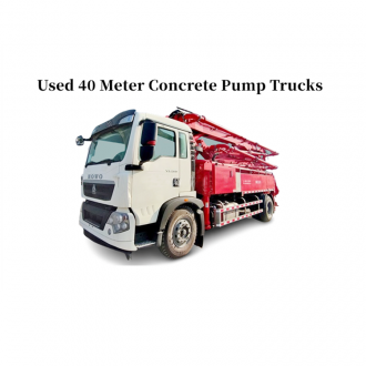 Used 40 Meter Concrete Pump Trucks