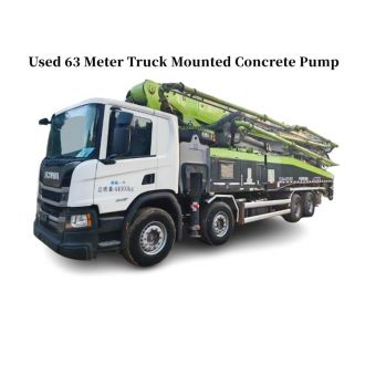 Used 63 Meter Truck Mounted Concrete Pump